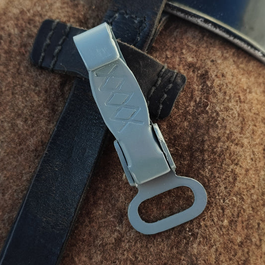 Steel hook for field-bottle strap