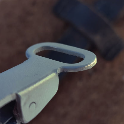 Steel hook for field-bottle strap