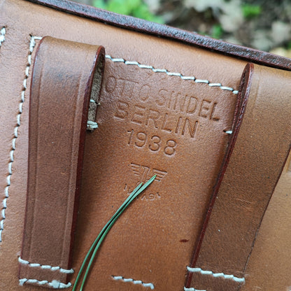 Brown holster for Luger P08 pistol