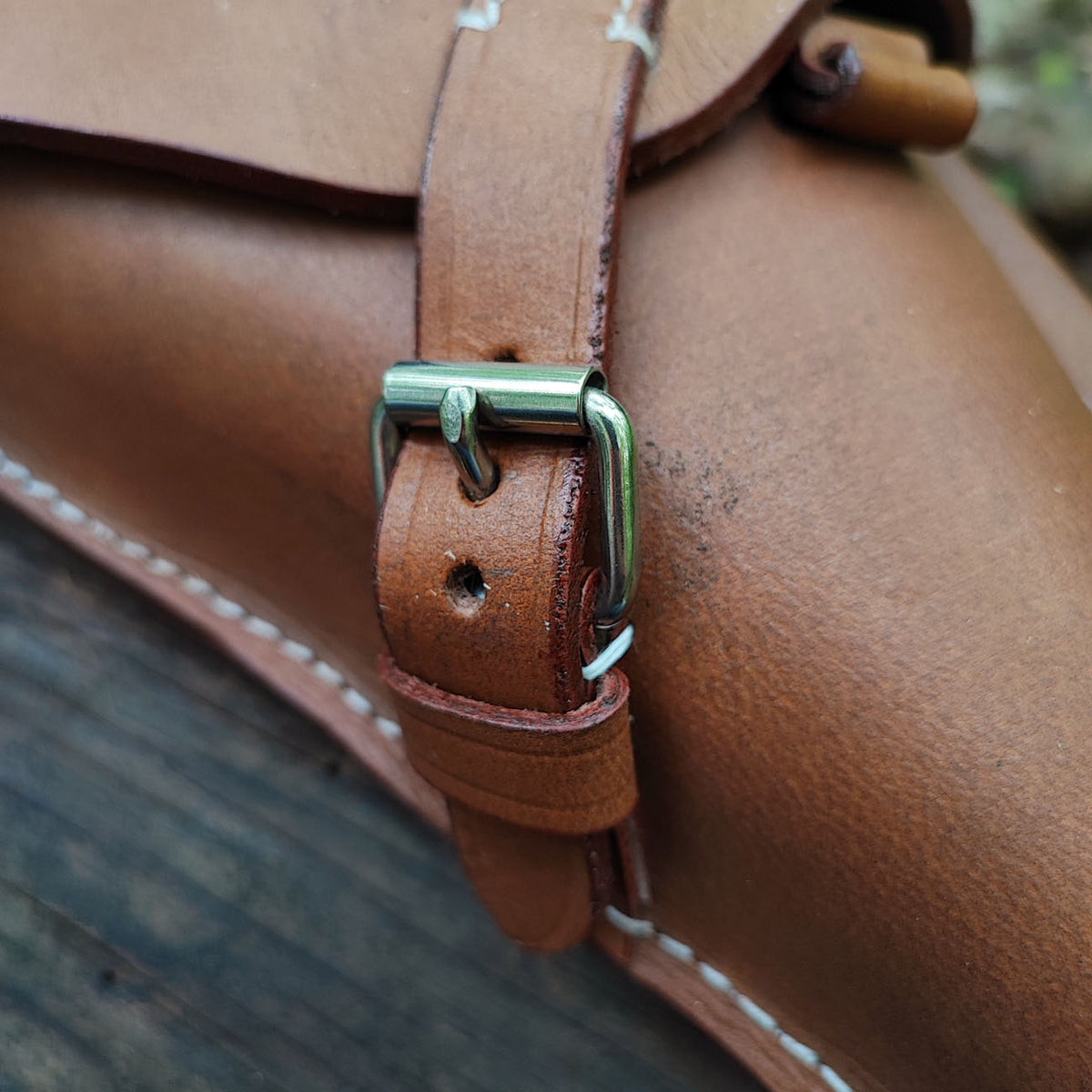 Brown holster for Luger P08 pistol