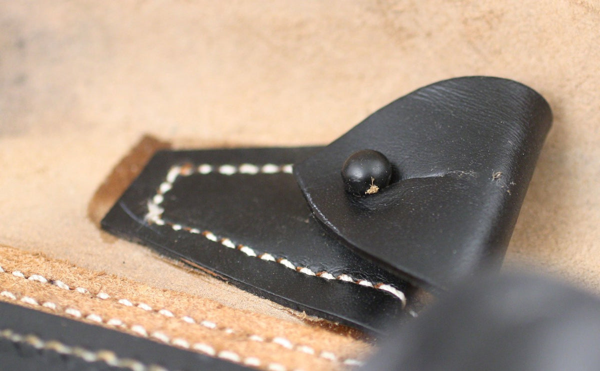 Black holster for Luger P08 pistol