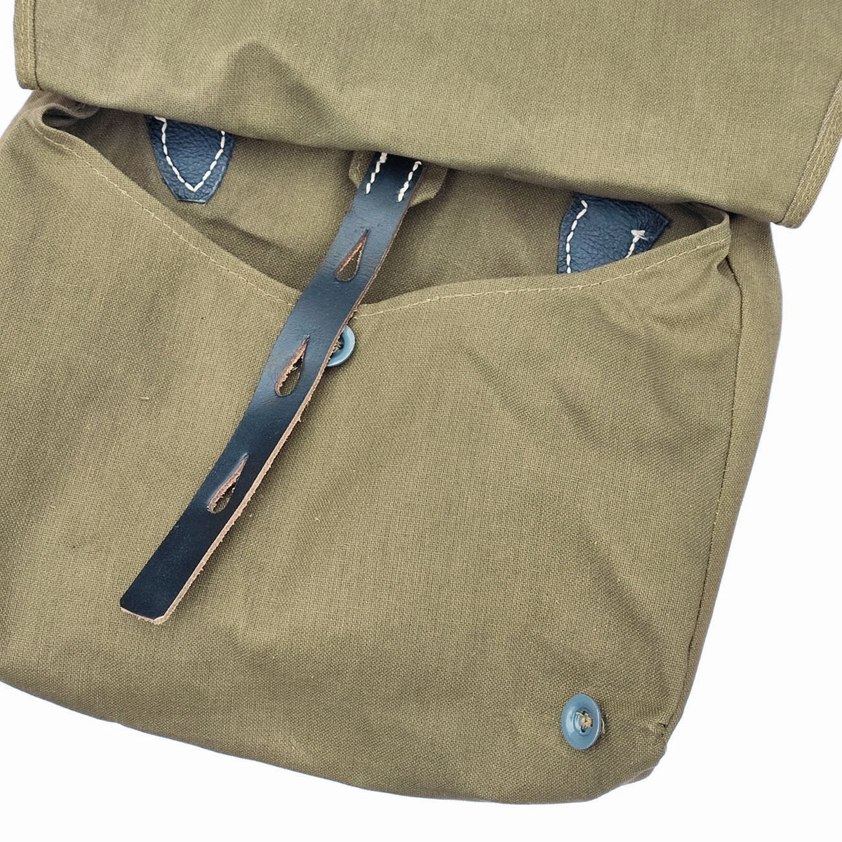 Bread bag black leather