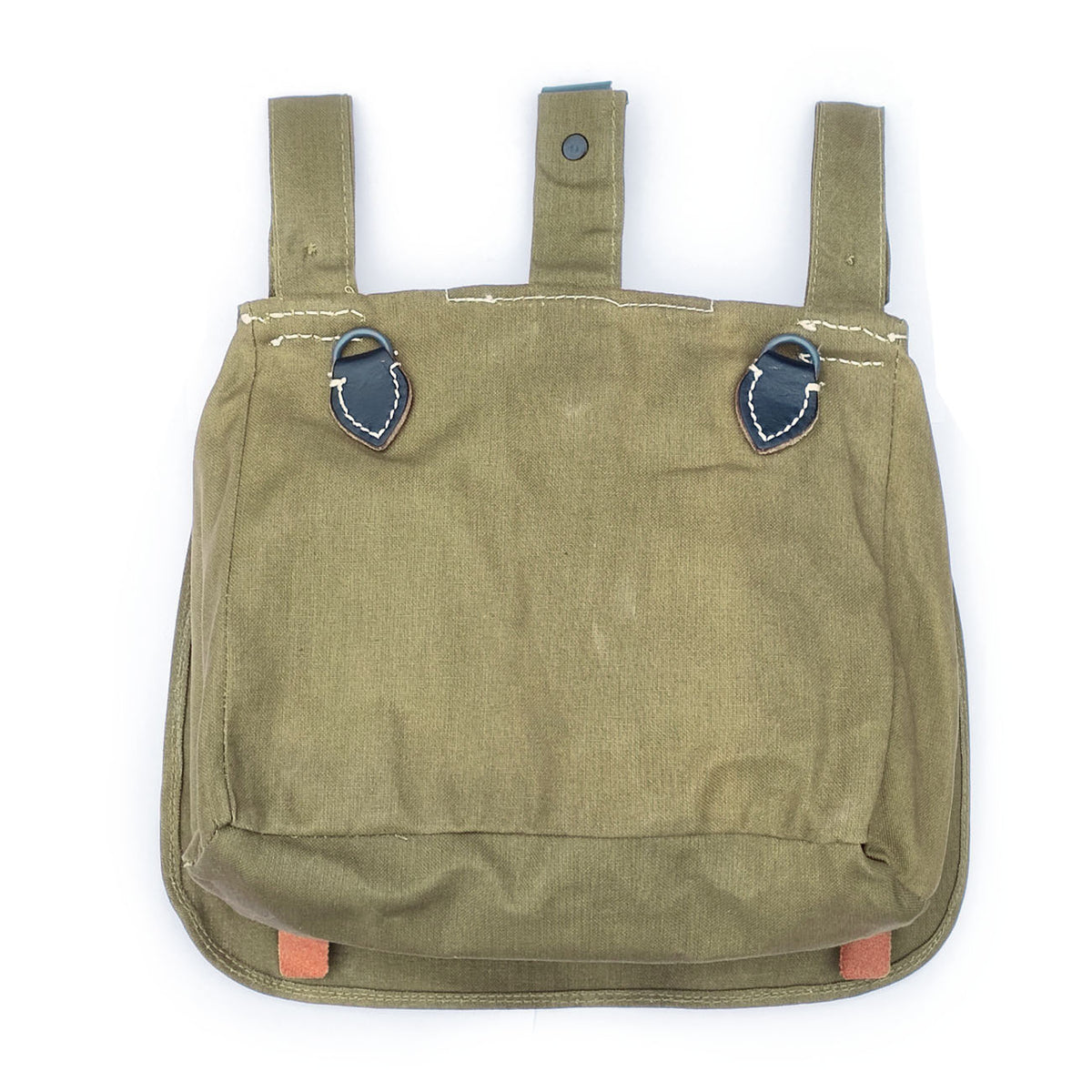 Bread bag black leather