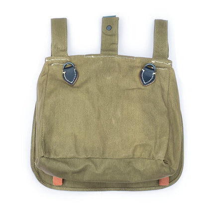 Bread bag black leather
