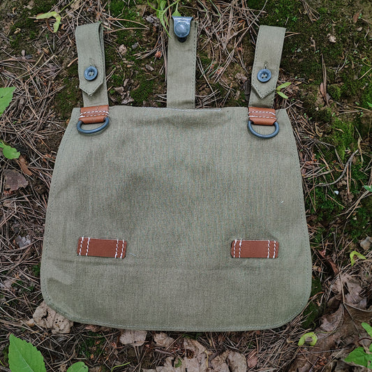 Bread bag brown leather