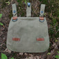 Bread bag brown leather