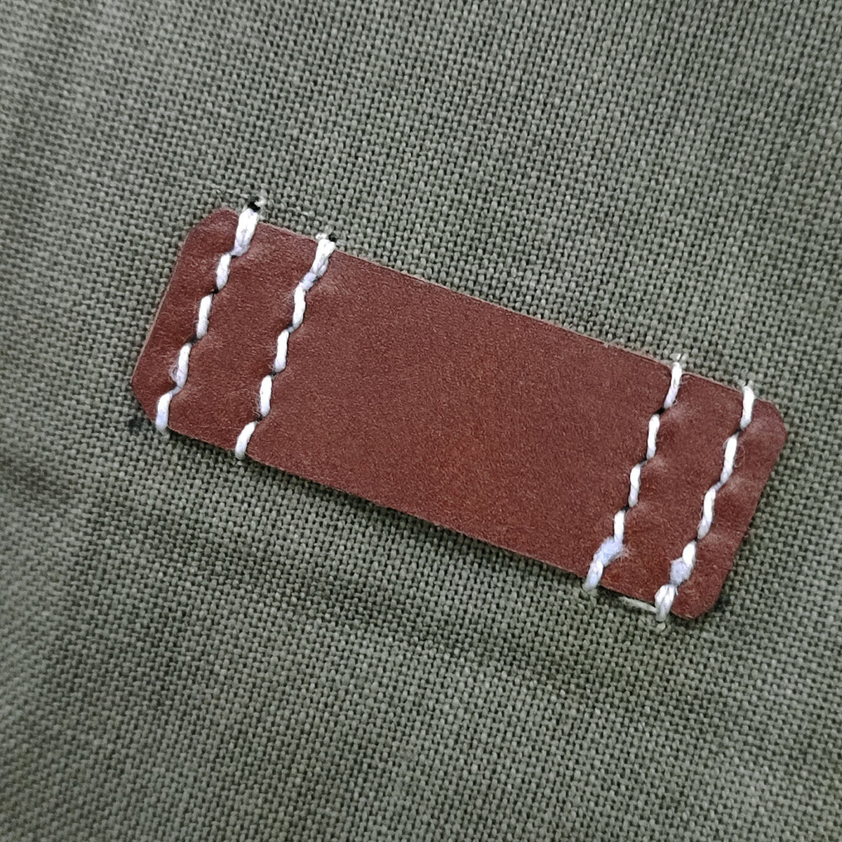 Bread bag brown leather