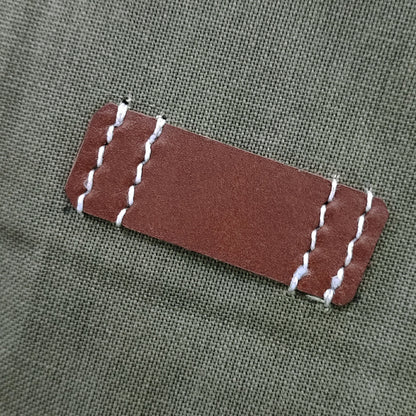Bread bag brown leather