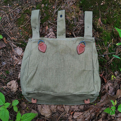 Bread bag brown leather