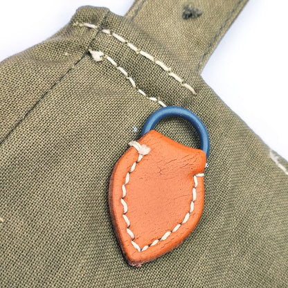 Bread bag brown leather