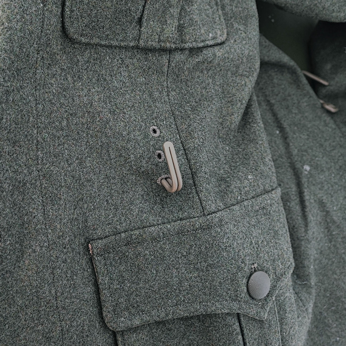 Hook for field jacket